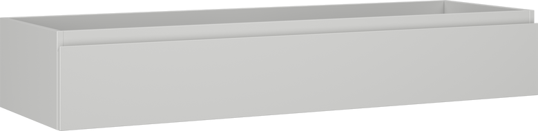 Mexen Orio bathroom vanity cabinet 140 cm, 1 drawer, gray matte - 91A10-14023-1-BF62