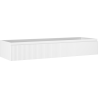 Mexen Rivel bathroom cabinet under sink 140 cm, 1 drawer, grooved, white matte - 91A20-14023-1-BF01