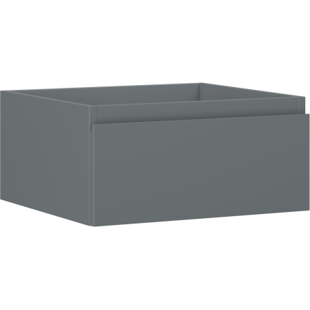 Mexen Orio vanity cabinet 50 cm, 1 drawer, matte graphite - 91A10-05023-1-BF66