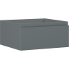 Mexen Orio vanity cabinet 50 cm, 1 drawer, matte graphite - 91A10-05023-1-BF66