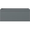 Mexen Orio bathroom cabinet under-sink 60 cm, 1 drawer, matte graphite - 91A10-06023-1-BF66