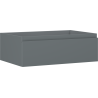 Mexen Orio bathroom vanity 70 cm, 1 drawer, matte graphite - 91A10-07023-1-BF66