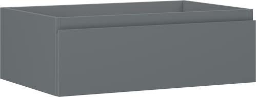 Mexen Orio bathroom vanity 70 cm, 1 drawer, matte graphite - 91A10-07023-1-BF66