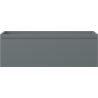 Mexen Orio bathroom vanity 70 cm, 1 drawer, matte graphite - 91A10-07023-1-BF66