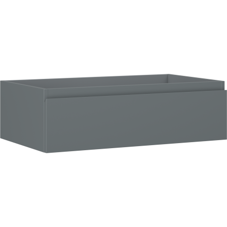 Mexen Orio bathroom cabinet under sink 80 cm, 1 drawer, matte graphite - 91A10-08023-1-BF66