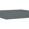 Mexen Orio bathroom cabinet under sink 80 cm, 1 drawer, matte graphite - 91A10-08023-1-BF66