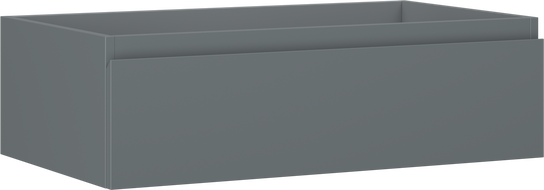 Mexen Orio bathroom cabinet under sink 80 cm, 1 drawer, matte graphite - 91A10-08023-1-BF66
