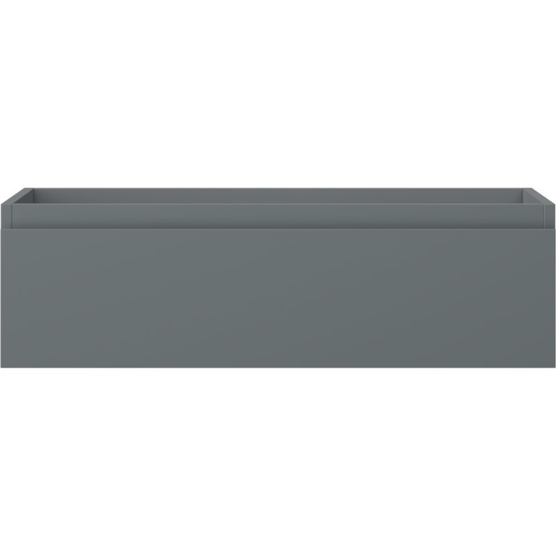 Mexen Orio bathroom cabinet under sink 80 cm, 1 drawer, matte graphite - 91A10-08023-1-BF66