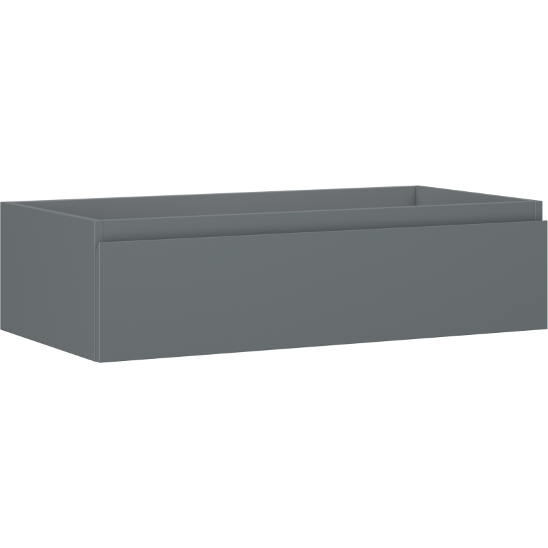 Mexen Orio bathroom cabinet under-sink 90 cm, 1 drawer, matt graphite - 91A10-09023-1-BF66