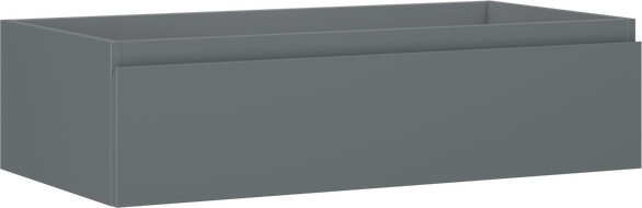 Mexen Orio bathroom cabinet under-sink 90 cm, 1 drawer, matt graphite - 91A10-09023-1-BF66