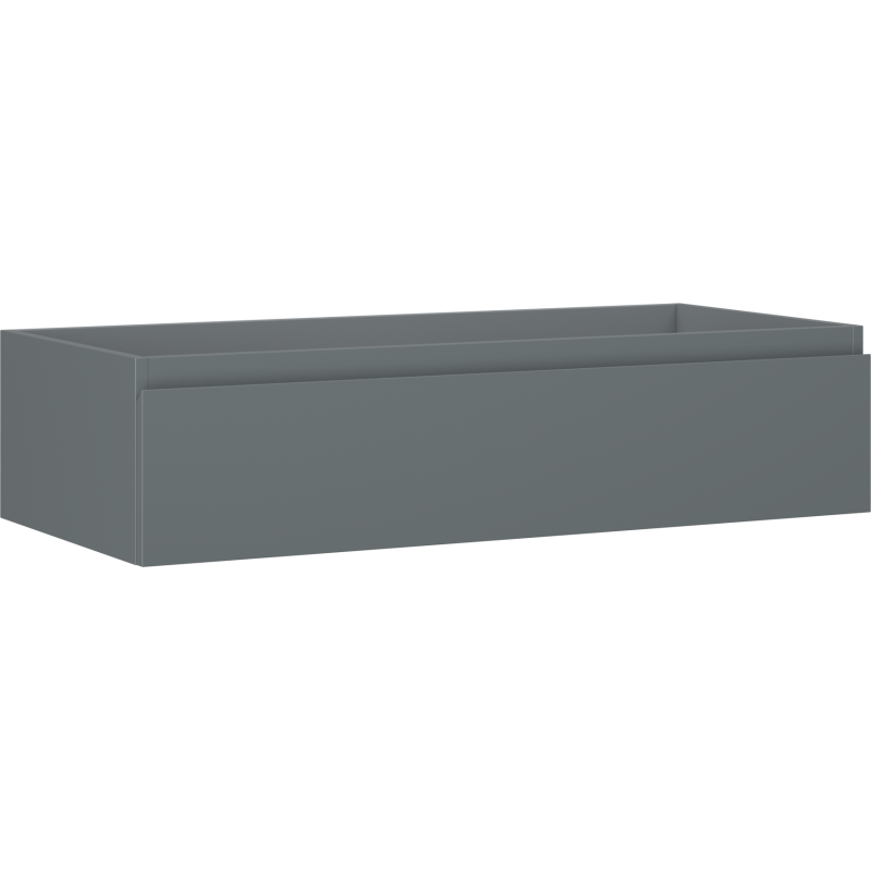 Mexen Orio bathroom cabinet for washbasin 100 cm, 1 drawer, matte graphite - 91A10-10023-1-BF66