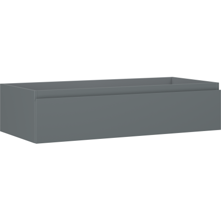 Mexen Orio bathroom cabinet under sink 100 cm, 1 drawer, matte graphite - 91A10-10023-1-BF66