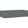 Mexen Orio bathroom cabinet for washbasin 100 cm, 1 drawer, matte graphite - 91A10-10023-1-BF66