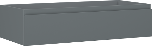 Mexen Orio bathroom cabinet under sink 100 cm, 1 drawer, matte graphite - 91A10-10023-1-BF66