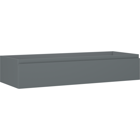 Mexen Orio bathroom cabinet for washbasin 120 cm, 1 drawer, matte graphite - 91A10-12023-1-BF66