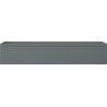 Mexen Orio bathroom cabinet for washbasin 120 cm, 1 drawer, matte graphite - 91A10-12023-1-BF66
