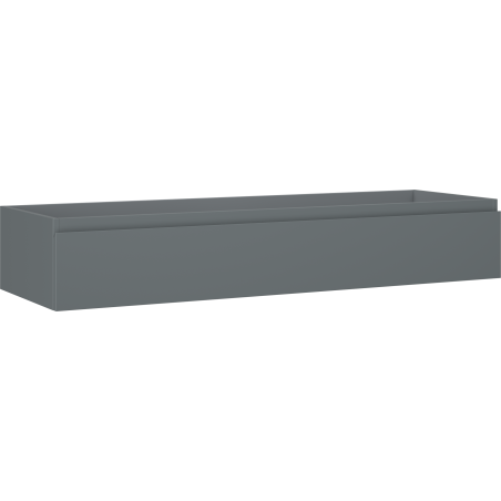 Mexen Orio bathroom cabinet under sink 140 cm, 1 drawer, matte graphite - 91A10-14023-1-BF66