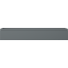 Mexen Orio bathroom cabinet under sink 140 cm, 1 drawer, matte graphite - 91A10-14023-1-BF66
