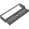 Mexen Orio bathroom cabinet under-sink 160 cm, 1 drawer, matte graphite - 91A10-16023-1-BF66