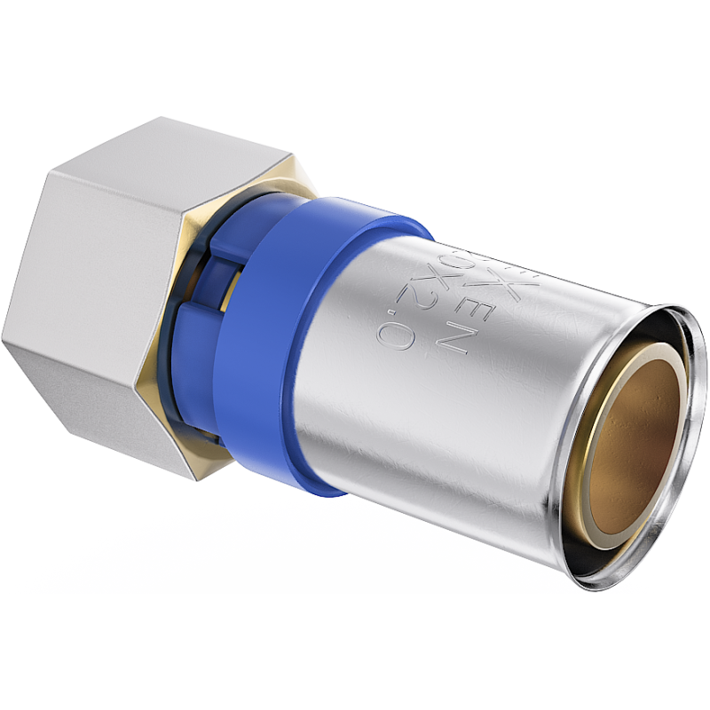 Mexen PEX-P compression fitting, crimped PEX 20 x 3/4 FF - W97135-2034F-00