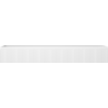 Mexen Rivel bathroom cabinet for sink 160 cm, 1 drawer, fluted, white matte - 91A20-16023-1-BF01
