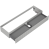 Mexen Rivel bathroom cabinet under sink 160 cm, 1 drawer, fluted, gray matte - 91A20-16023-1-BF62