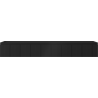 Mexen Rivel bathroom cabinet for sink 160 cm, 1 drawer, fluted, black matte - 91A20-16023-1-BF71