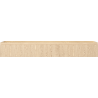 Mexen Rivel bathroom cabinet for washbasin 160 cm, 1 drawer, fluted, oak - 91A20-16023-1-BF81