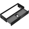 Mexen Orio 120 cm Bathroom Vanity Cabinet, 1 Drawer, Black Gloss - 91A10-12023-1-BF70