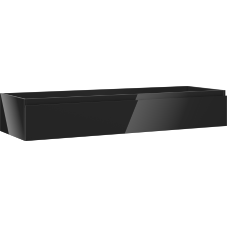 Mexen Orio bathroom cabinet under sink 140 cm, 1 drawer, black gloss - 91A10-14023-1-BF70
