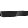 Mexen Orio bathroom cabinet under sink 140 cm, 1 drawer, black gloss - 91A10-14023-1-BF70