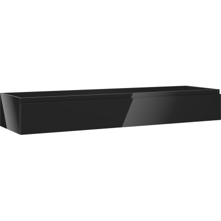Mexen Orio bathroom cabinet for sink 160 cm, 1 drawer, black gloss - 91A10-16023-1-BF70