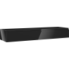 Mexen Orio bathroom cabinet for sink 160 cm, 1 drawer, black gloss - 91A10-16023-1-BF70