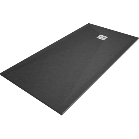 Mexen Stone+ rectangular composite shower tray 200 x 80 cm, Anthracite - 44718020