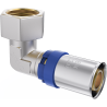 Mexen PEX-P compression elbow, press-fit PEX 20 x 3/4 FF - W97136-2034F-00