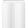 Mexen Rivel bathroom cabinet for washbasin 40 cm, 1 drawer, fluted, white matt - 91A20-04047-1-BF01