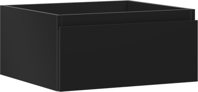 Mexen Orio bathroom cabinet for under the sink 50 cm, 1 drawer, black matt - 91A10-05023-1-BF71