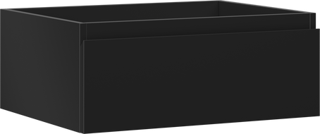 Mexen Orio bathroom cabinet for washbasin 60 cm, 1 drawer, matte black - 91A10-06023-1-BF71