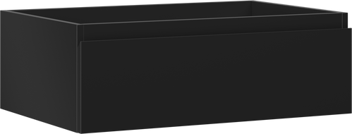 Mexen Orio bathroom cabinet under sink 70 cm, 1 drawer, black matte - 91A10-07023-1-BF71