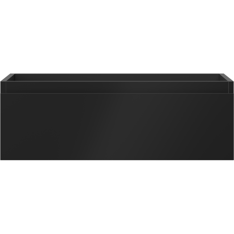 Mexen Orio bathroom cabinet under sink 70 cm, 1 drawer, black matte - 91A10-07023-1-BF71