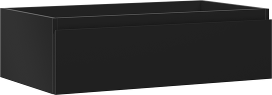 Mexen Orio 80 cm Bathroom Cabinet, 1 Drawer, Matte Black - 91A10-08023-1-BF71