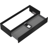 Mexen Orio bathroom cabinet under sink 120 cm, 1 drawer, matte black - 91A10-12023-1-BF71