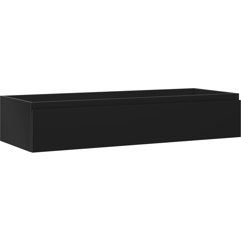Mexen Orio bathroom cabinet under sink 120 cm, 1 drawer, matte black - 91A10-12023-1-BF71