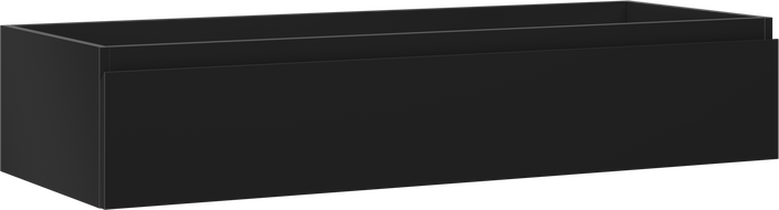 Mexen Orio bathroom cabinet under sink 120 cm, 1 drawer, matte black - 91A10-12023-1-BF71