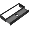 Mexen Orio bathroom cabinet under sink 140 cm, 1 drawer, black matte - 91A10-14023-1-BF71