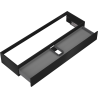 Mexen Orio bathroom cabinet under sink 160 cm, 1 drawer, black matte - 91A10-16023-1-BF71