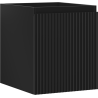 Mexen Rivel bathroom cabinet under-sink 40 cm, 1 drawer, fluted, matte black - 91A20-04047-1-BF71