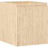 Mexen Rivel bathroom cabinet under-sink 40 cm, 1 drawer, grooved, oak - 91A20-04047-1-BF81