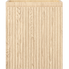 Mexen Rivel bathroom cabinet under-sink 40 cm, 1 drawer, grooved, oak - 91A20-04047-1-BF81