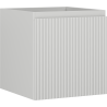 Mexen Rivel bathroom cabinet under-sink 45 cm, 1 drawer, fluted, matte gray - 91A20-04547-1-BF62